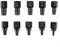 Hasaller 10-teiliges Mutternausdreher-Set – Sechskantschraubenausdreher-Set, verschiedene Größen (1/8 Zoll bis 11/32 Zoll), langlebig, 10 Stück – Werkzeug für einfaches Entfernen von Muttern