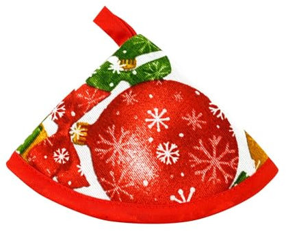 Manique de Noël de cuisine en forme de capot CHRISTMAS - Fabriqué en Italie (sphères)