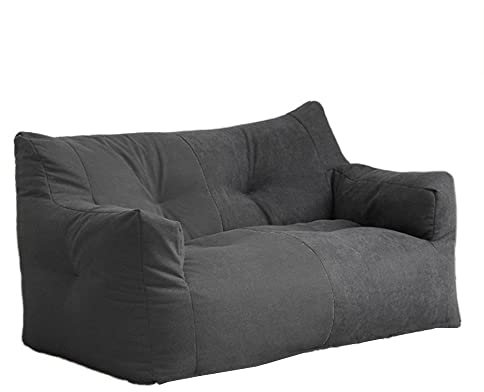 SARUEL Housse de Pouf 4 Pieds 2 Places, Housse de canapé sans Remplissage, Pouf Lavable, canapé épais en Coton, Meubles Peu encombrants pour Le Salon