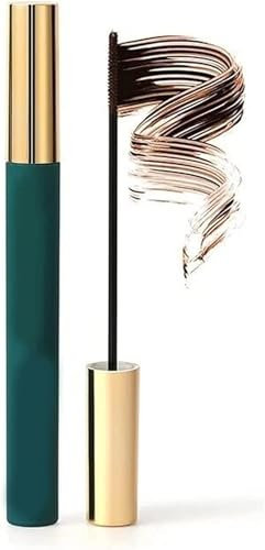 Thick Curling Skinny Mascara, Magic Color Skinny Mascara, Natural Waterproof Long-Lasting Non-Smudge, for Stronger,Longer Lashes,Clump,Flake-Free (Brown)