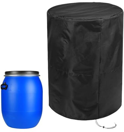 Abdeckung Wasserdicht, Wasserspeicherfassabdeckung, Abdeckung des Wasserauffangbehälters, wasserdichte Regen-Schnee-Eimer-Abdeckung, Regen-Schnee-Eimer-Abdeckung mit Kordelzug für Garten