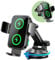GuMosh 15W Handyhalterung Auto mit Ladefunktion, [Doppelspule] [360° Automatische Klemmung] Induktive Ladestation Auto Wireless Charger für Lüftung+ Saugnapf, Kfz Ladegerät für iPhone 16-12/Samsung