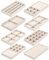 dusaniyali 8 Stück Schmucktablett,Schmuck Organizer Schublade,Schmuckaufbewahrung Schublade Jewelry Organizer Pax Organizer für Aufbewahrung und Präsentation(Beige)