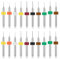 Molain Lot de 20 micro-forets hélicoïdaux 0,3 mm à 1,2 mm PCB en acier au tungstène, mini forets PCB pour résine, verre, bijoux, poinçonnages, circuits imprimés (0,3 mm à 1,2 mm)