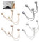 8 PCS Multifunktionale Magnetische Kleidungsklammern Leistungsstarke Hijab-Magnete für Damen Magnetische Kleidungsclips Kleidungsaccessoires für Hemden ärmel Usw(vier Farben)