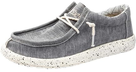 Generico Chaussures basses Homme Mocassins Confortable d'Été Slip-on Mocassins Hommes Mode Blanc Marche Chaussures de Course Fitness Chaussures Antidérapant Hommes Cérémonie, Or rose, 45 EU