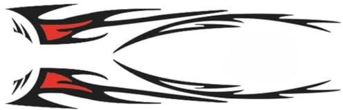 FREWSCN Auto Karosserie Seite Streifen Aufkleber für Audi S4 2018-2023,Körper Seitenaufkleber Sticker Personalisierte Grafik Dekoration Zubehör,G1-Black