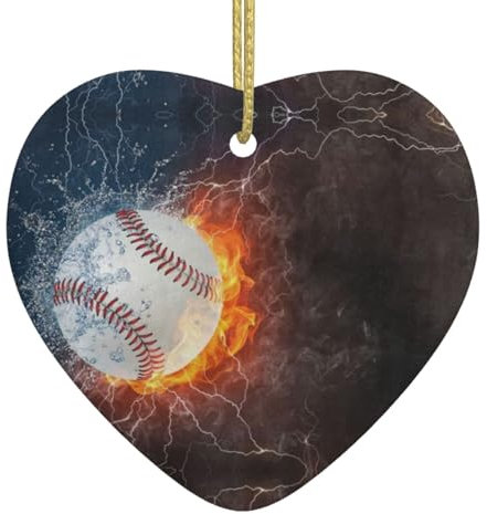 Baseball Weihnachten Keramik Liebe Anhänger Weihnachten Dekoration Festival Dekoration Home Decoration