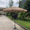 MDXVRKYBC Sombrilla Terraza Exterior 270cm Grande Sombrilla Playa De Paja, Sombrilla Grande Terraza Exterior Hawaiano con 8 Varillas, Control De Manivela, Sombrilla De Jardin para Playa Patio Piscina