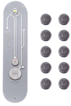 Inkoby Marque-Page LED, Lampe de Lecture Pliable Ultra-Fine à Lumière Chaude pour Livres, Lampes de Poche et Liseuses, Idéale pour la Lecture de Nuit.