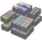 Shodiffy Unterwäsche Organizer, 8 Stück Schubladen Organizer Faltbar Akleiderschrank Organizer Aufbewahrungsbox für Kleidung BHs Socken Krawatten Höschen Scarves