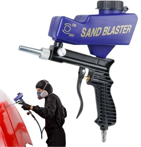 Sableuse,Ponceuse Électrique Portable | Équipement De Sablage Portable Décapage Rouille Polissage Vernis Peinture Nettoyage Restauration Meubles Bois