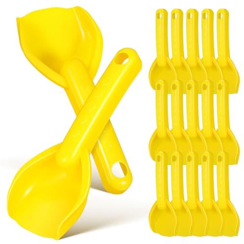 IMIKEYA Lot de 10 à Sable en Plastique pour Garçon et Jouets de Plage et Colorés Outils de Creusage pour Activités Extérieures Jeux de Sable et