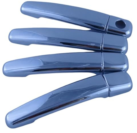 Pour Peugeot 307 Et Citroën C2 Garniture Adhésive Chromée Pour Poignées De Porte poignée de porte extérieure