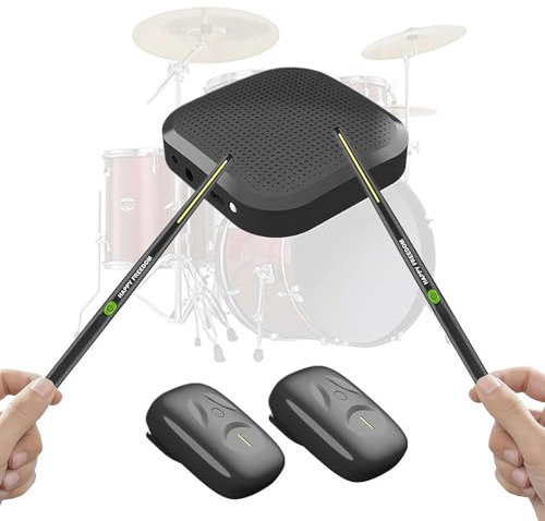 Virtual Drum Set, mit 3D Motion Sensing, Elektronisches Schlagzeug Set Virtual Reality Drums Sets, Virtuals Drums Kit für Anfänger Kinder Erwachsene