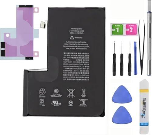 ZAMLINK Replacement Battery A2466 Compatible with iPhone 12 Pro Max A2411 A2342 A2410 A2412 with Repair Tool Kit 3687mAh