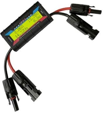 Inspecteur de courant compact de 200 A - Testeur de batterie de ventilation solaire - Visualisation des données en direct - Testeur de courant photovoltaïque à plan mince
