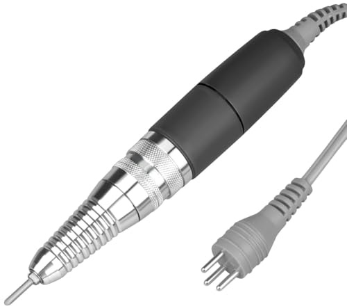 Tuidzljd Replacement Nail Drill Handpiece 3 Pins for UP200 Machine, 35000RPM Electric Nail File Handle Low Noise