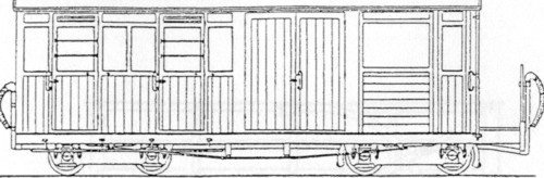 Dundas Models DM59 Festiniog Railway Bogie Luggage Brake/3rd Coach No.10 Kit