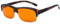 Eyekepper 100% Anti-Blue Light Blocking Fitover Glasses,Wear Over Reading and Glasses Amber Lens, Tortoise