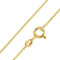 Materia Schmuck 925 Silber Panzerkette vergoldet 1mm - Damen Halskette in 80 cm gold K69-80