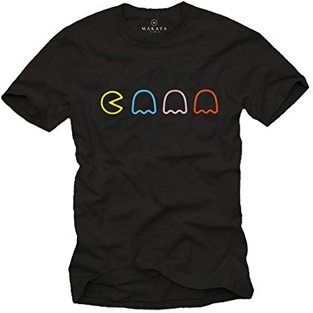 Makaya Retro Gamer Tee Shirt Homme - Idee Cadeau Geek