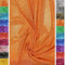 StoffBook ORANGE PAILLENTTENSTOFF KLEINE TUPFEN PAILLETTEN STOFF STOFFE, E110