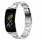 Strap-it Bracelet en Acier Inoxydable pour Samsung Gear Fit 2 / Samsung Gear Fit 2 Pro - Argent