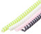 uxcell Spiral Cable Protector for USB Cord Sleeve 4.6 Feet Each, Pink,White,Green,Black