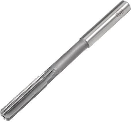 PATIKIL 9mm Alesatore a Mandrino Alesatore, 1pz Tornio Macchina Alesatore H7 Alta Velocità Acciaio 6 Diritto Scanalature Rotondo Gambo per Metallo Non Ferroso Metallo Rame