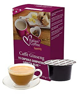GINSENG (60 Capsules) Compatible with Lavazza Blue - (La Capsuleria)