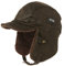 Comhats warme Trappermütze für Herren Kunstleder Hut Unisex Fliegermütze Fellmütze Erwachsenen Männer (88115_Kaffeebraun, XX-Large)