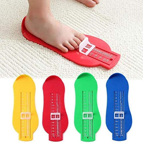 Baby-Fußmessgerät, Einfach zu Bedienendes Säuglingsfußmessgerät, Wiederverwendbar, Leicht, ABS, Tragbar, Zum Messen von Schuhen (B)