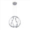 Paco Home Pendelleuchte Esstisch Lampe Deko Wohnzimmer LED Hängelampe Schlafzimmer Pendellampe Esszimmer Modern Stylisch, Lampenart:Typ 2, Farbe:Chrome - Weiß