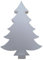 ALBERO DI NATALE IN POLISTIROLO CON BASE CM. 30 DECORAZIONE NATALIZIA CASA NEGOZIO SCUOLA
