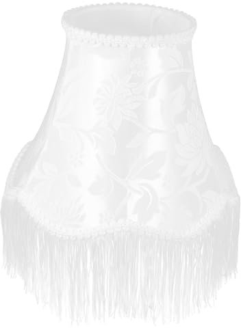 BESTonZON Lampenschirme tisch lampenschirm Stehlampenschirm Quaste heller Badezimmerdekorationen Vintage Pendelleuchte Lampenschirm mit Fransen Lampenschirmabdeckung selbstgemacht
