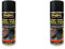 RUSTINS High Heat Black Paint 400 ml (Pack of 2) Spray