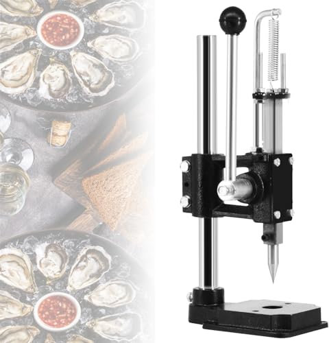 HmLotd Oyster Shucker Manual,oyster Shell Opener Machine,oyster Opener Set Clam, Seafood Tools With Bottom Fixing Design, Machine Pressure, For Open Oysters Abalone Shellfish