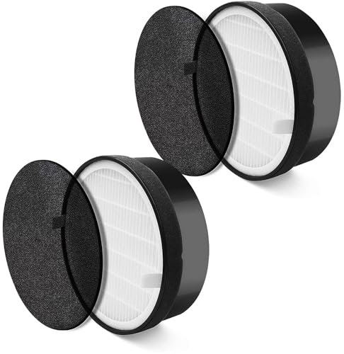 2 pezzi Filtro di Ricambio per LEVOIT LV-H132, H13 HEPA Filtri Purificatore d'aria compatibile con LEVOIT LV-H132,