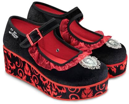 Hot Chocolate Design Chocolaticas Memento Mori Women's Mary Jane Platform Multicoloured HCD 39