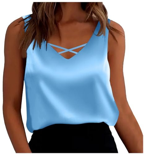 Canotta Di Raso Canotta In Paillettes Blusa Smanicata Canotta Maniche Larghe T Shirt Senza Maniche Donna Top E Canotte Donna Canotta Con Pizzo Sotto Canotta Seta E Pizzo Canotta Rosa Cipria Elegante