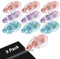 Fyguard 9 Stück Kleberoller, 8mm x 10m Doppelseitiges Klebeband Fotokleber Roller Klebemaus Selbstklebend für DIY Basteln Scrapbooking Umschlag Geschenkverpackung (Rosa&Blau&Lila)