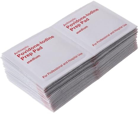 50 Stück 5 x 5 cm Wundverbände, Jodprävention für Erwachsene, 50 Stück
