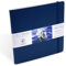 Mypaperworld quadratisch doppelseitig Aquarell Skizzenbuch Aquarellpapier Sketchbook Aquarell Watercolor300 g/m² 19х19 cm, 16 Blätter, 32 Seiten - Dunkel Blau