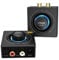 YMOO 2.4GHz Drahtloser Audio Sender und Empfänger, Wireless Transmitter and Receiver Kit, 200ft Lange Reichweite,25ms Niedrige Latenz,48khz HiFi Audio Adapter für TV/Lautsprecher/Stereo