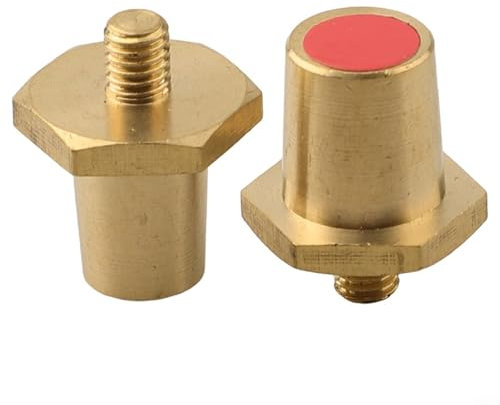 Brass M6 Battery Terminal Adapter Set of 2 for Lithium Car Batteries Strong Safe Connections Resistant Fit Easy Installation