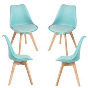 Regalos Miguel - Pack 4 Sillas Synk Basic - Verde Agua