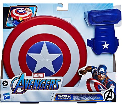 Hasbro B9944EU40 Avengers B9944EU4 - Captain America magnetisches Schild, Verkleidung