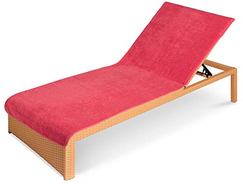 JEMIDI Toalla para Tumbona - Funda de Rizo para colchoneta de Hamaca Exterior de Playa Piscina jardín Camping - Apta para Lavadora - 75 x 200 cm