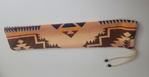 Native American Flute Bag - beautiful Aztec Heavy fleece - handmade